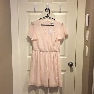 Showpo Morning Sunshine dress in Blush